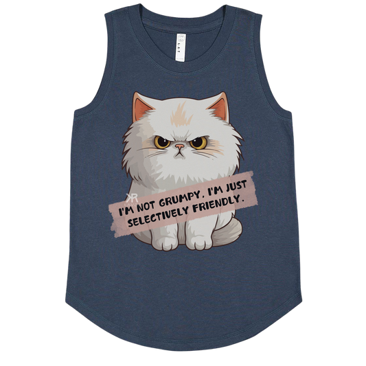 Not Grumpy Girls Cotton Relaxed Tank Top